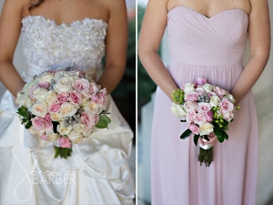 Gorgeous bouquets...and dresses!